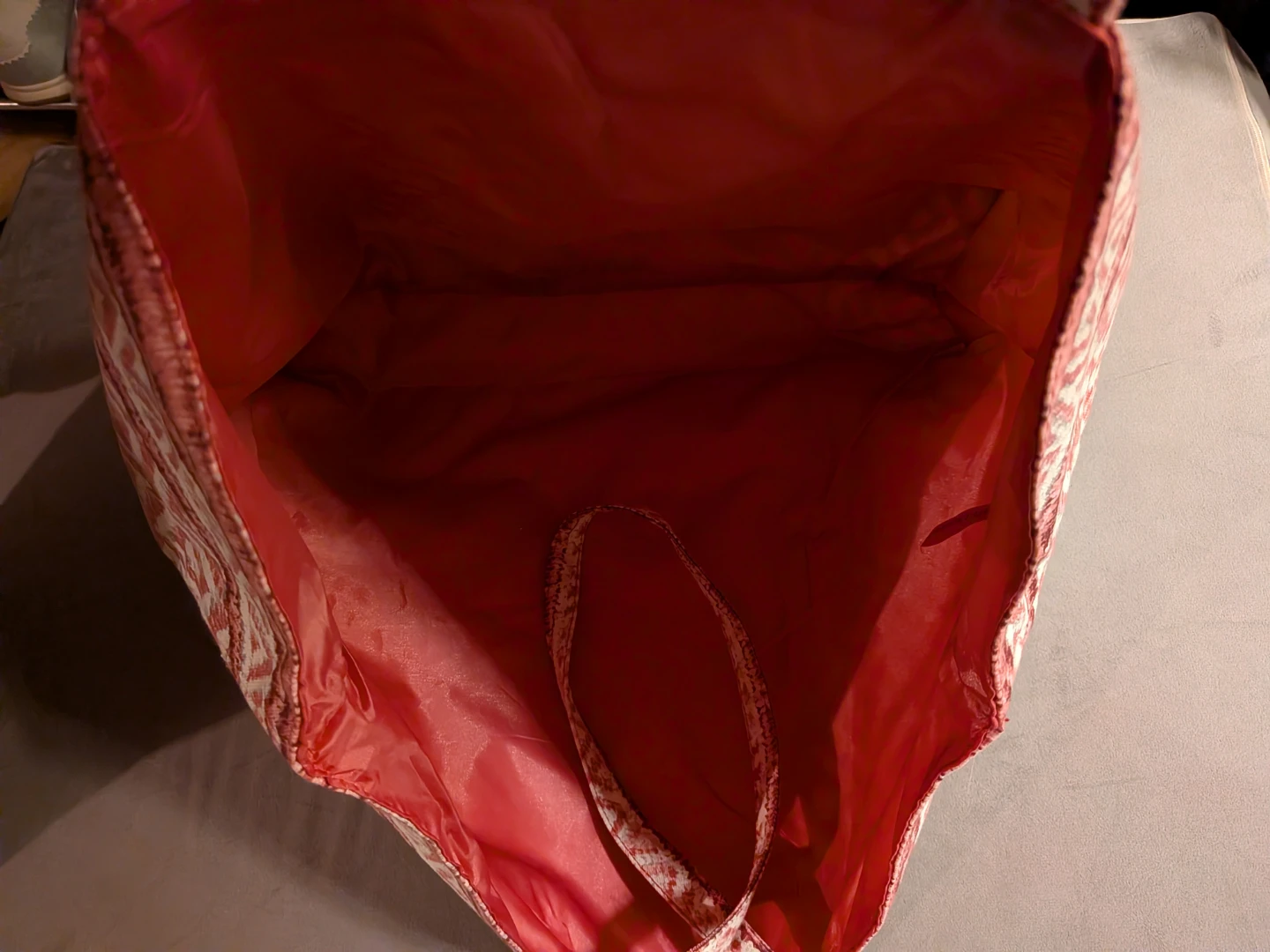 Patterned Tote Bag with Tassels - photo 2