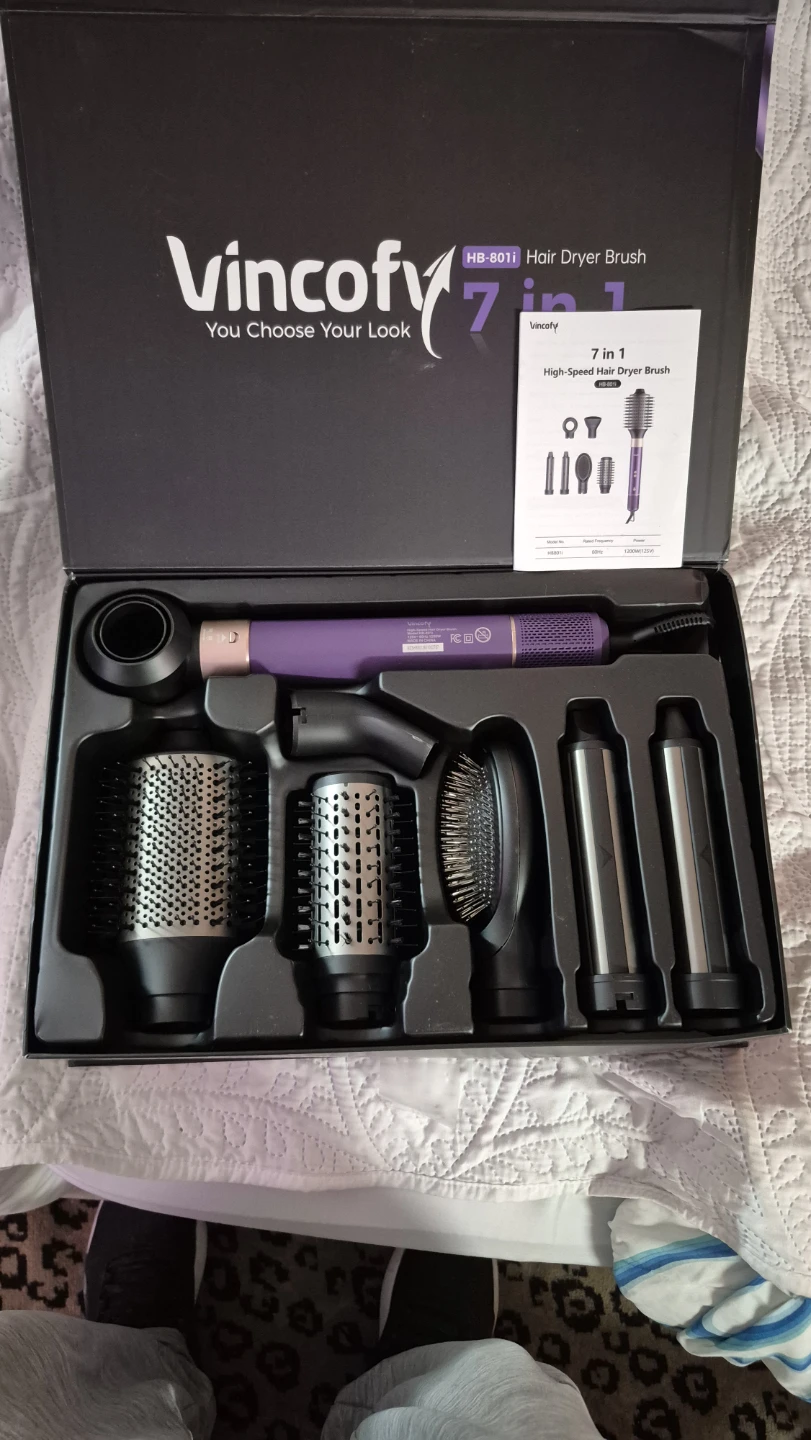 Vincofy 7-in-1 Air Styler Hair Dryer Brush - photo 4