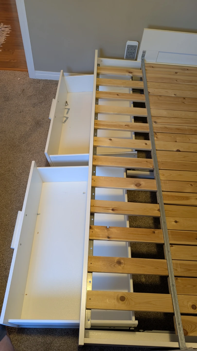 IKEA Brimnes Bed Frame with Storage - photo 2