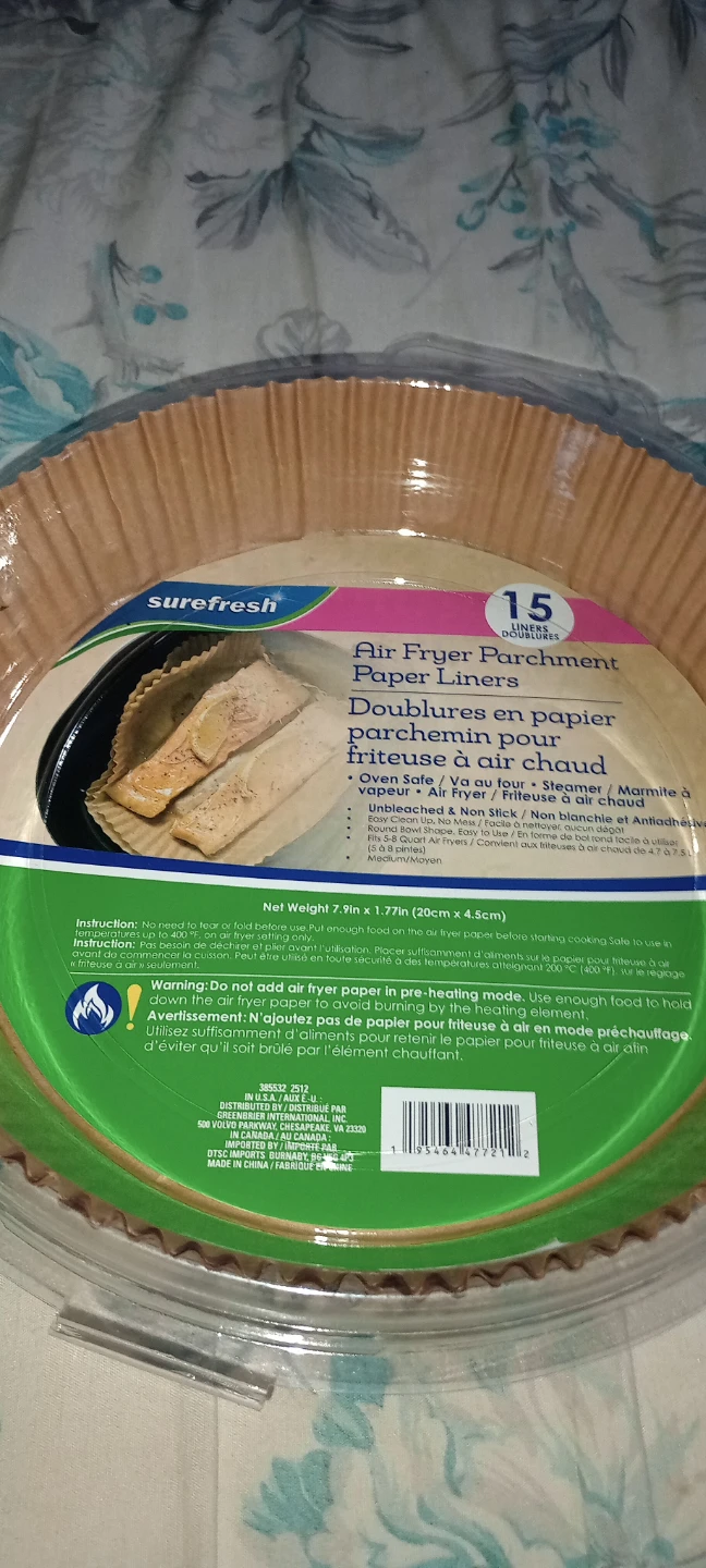 Surefresh Air Fryer Parchment Paper Liners - photo 2
