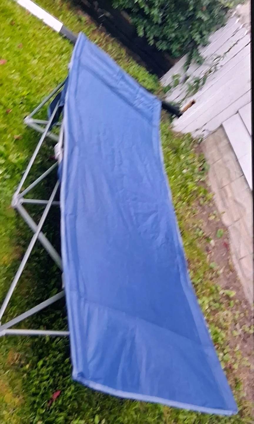 Blue Folding Camping Cot