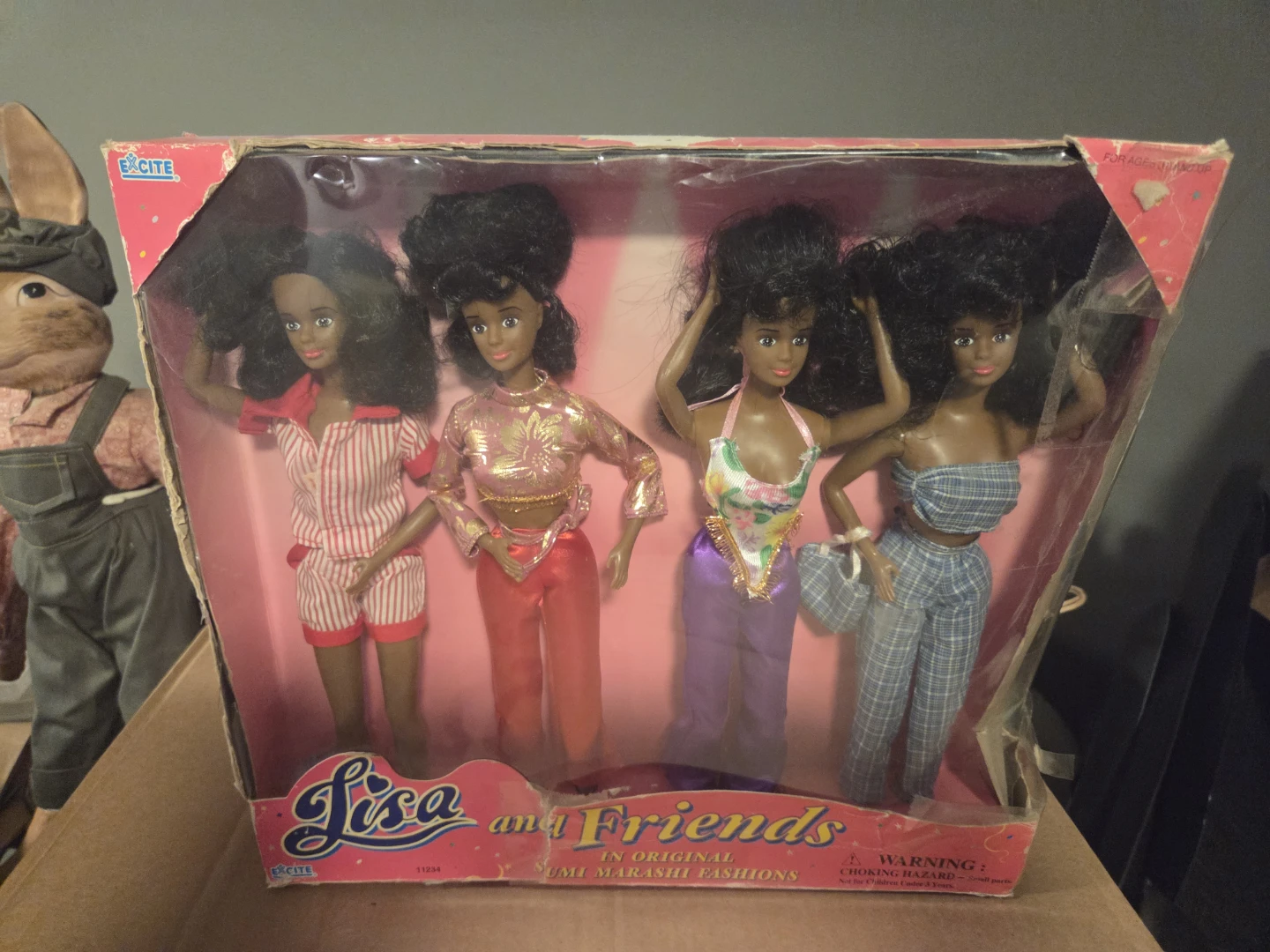 Rare Vintage African American Lisa and Friends Doll Set - photo 2