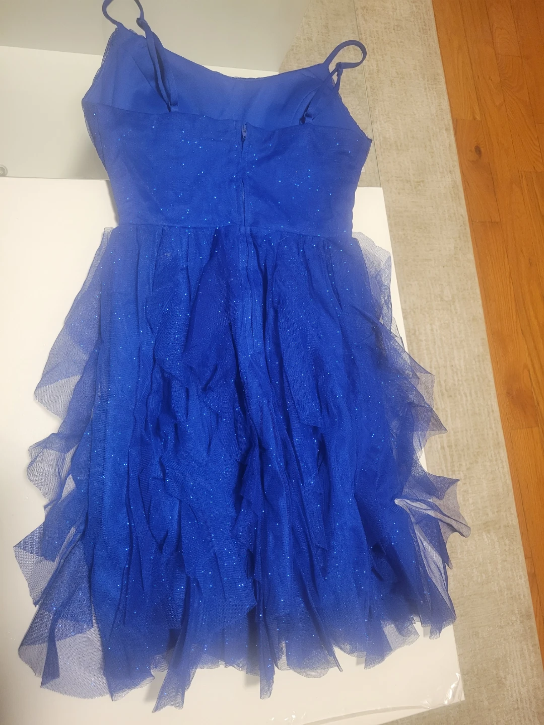 Royal Blue Sparkly Tulle Dress - photo 2