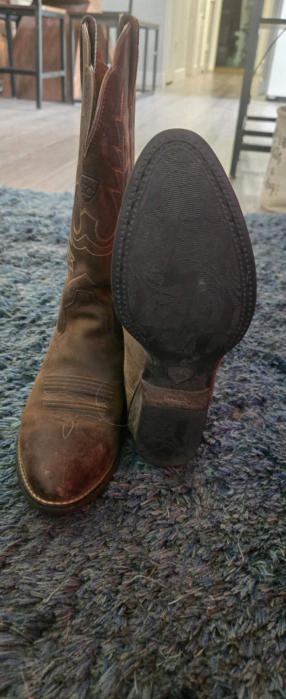 Ariat Brown Leather Cowboy Boots - photo 3