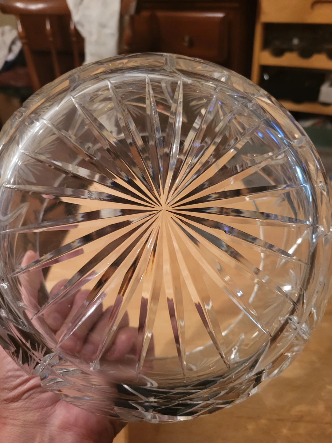 Cut Crystal Glass Bowl - photo 5