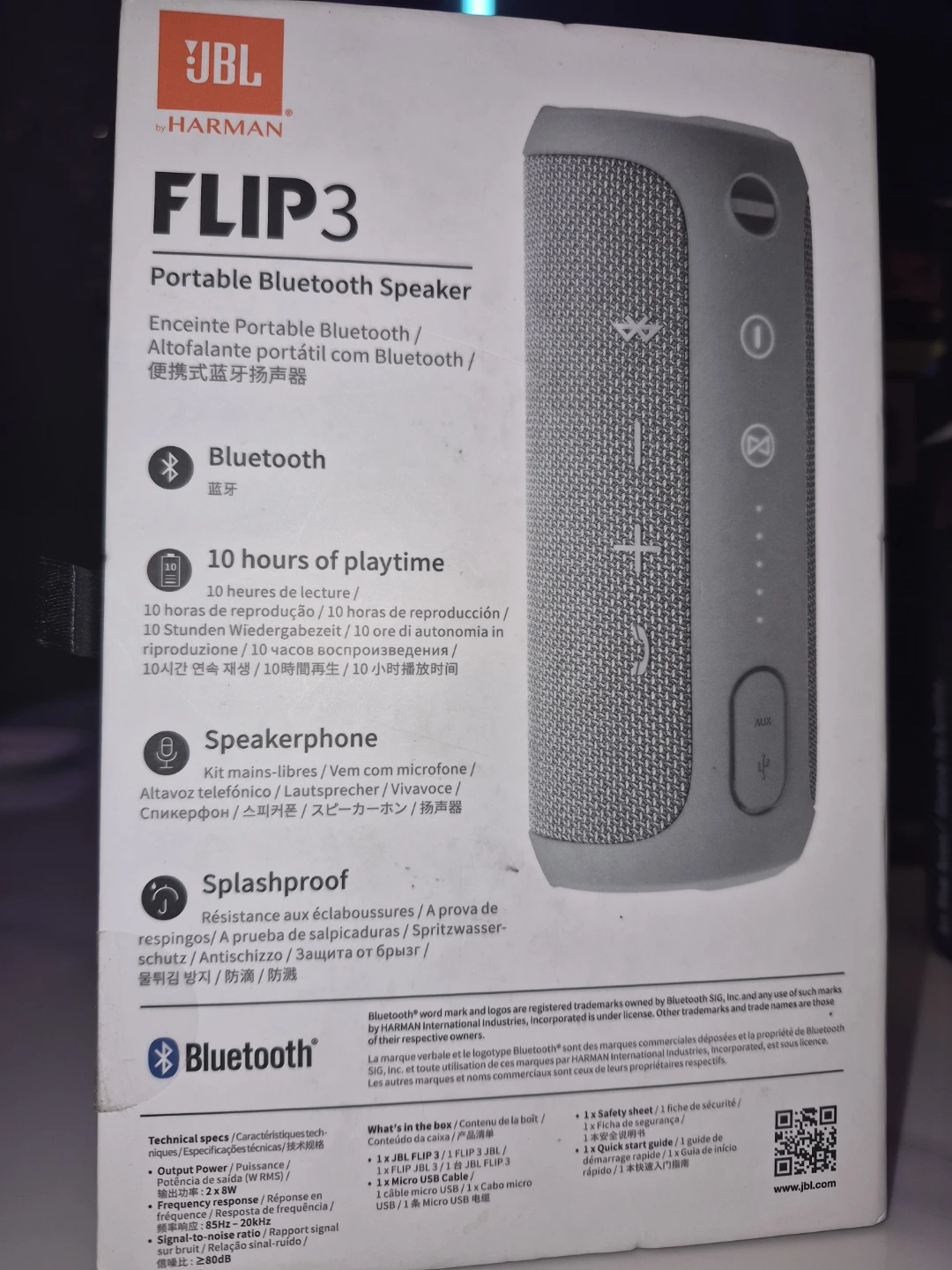 JBL Flip 3 Portable Bluetooth Speaker - photo 3