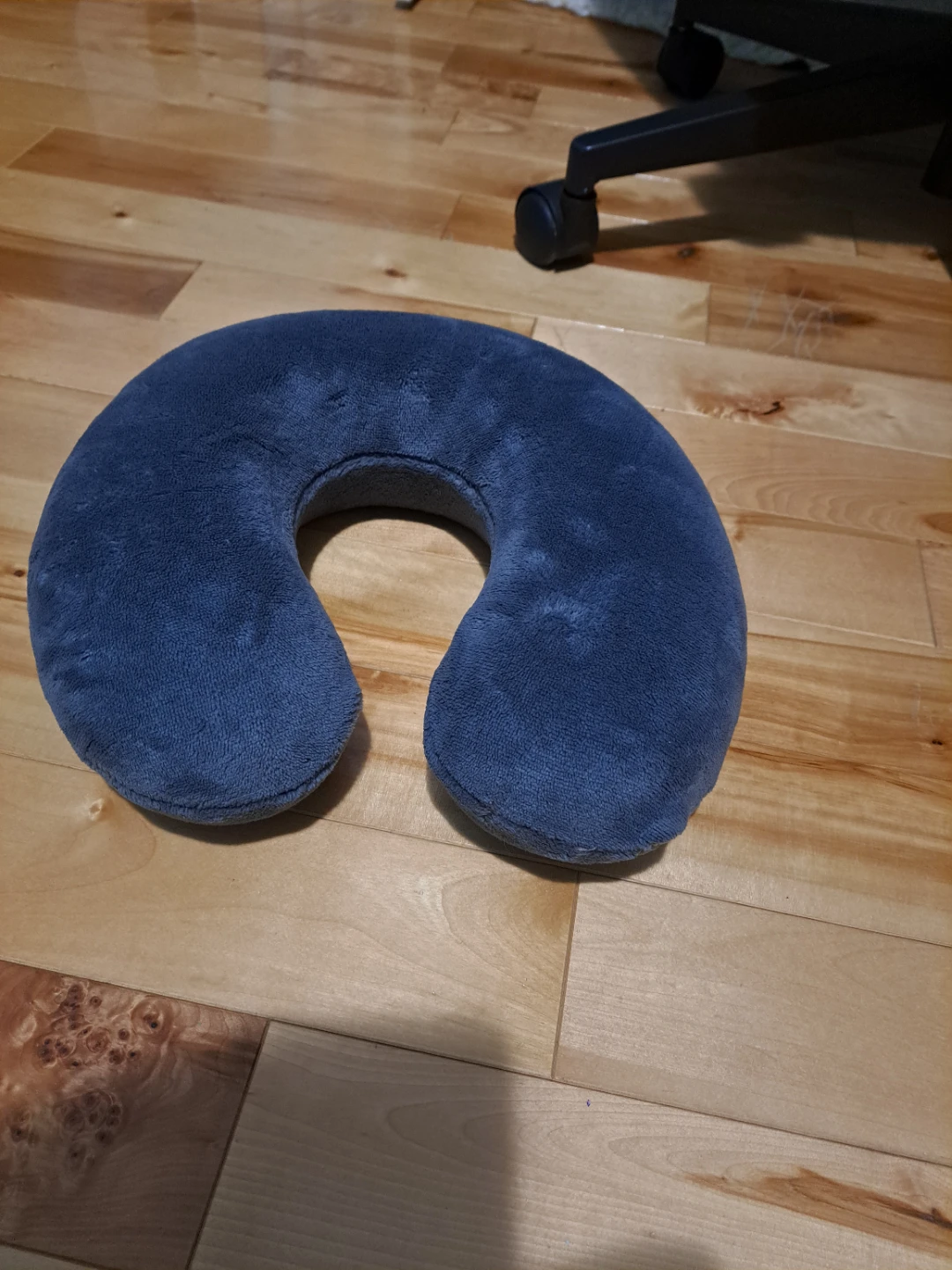 Blue Plush Travel Neck Pillow