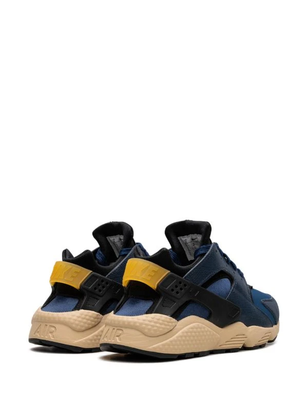 Nike Air Huarache Blue and Tan Sneakers - photo 5
