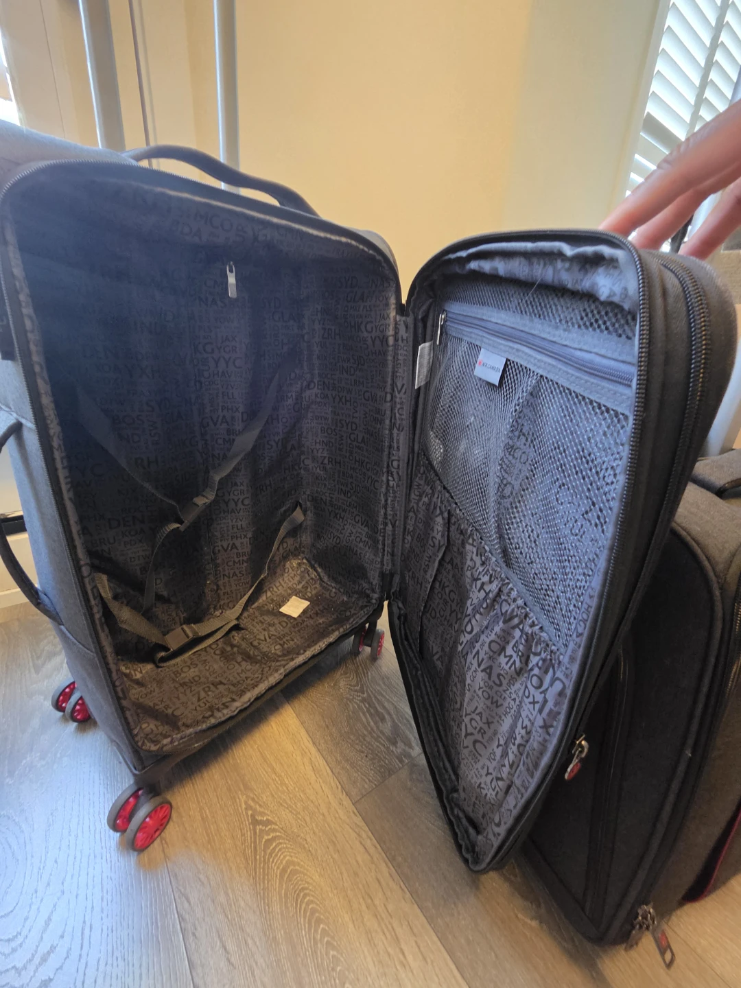 Moving Sale: Air Canada Fusion soft side Luggage Set - photo 2