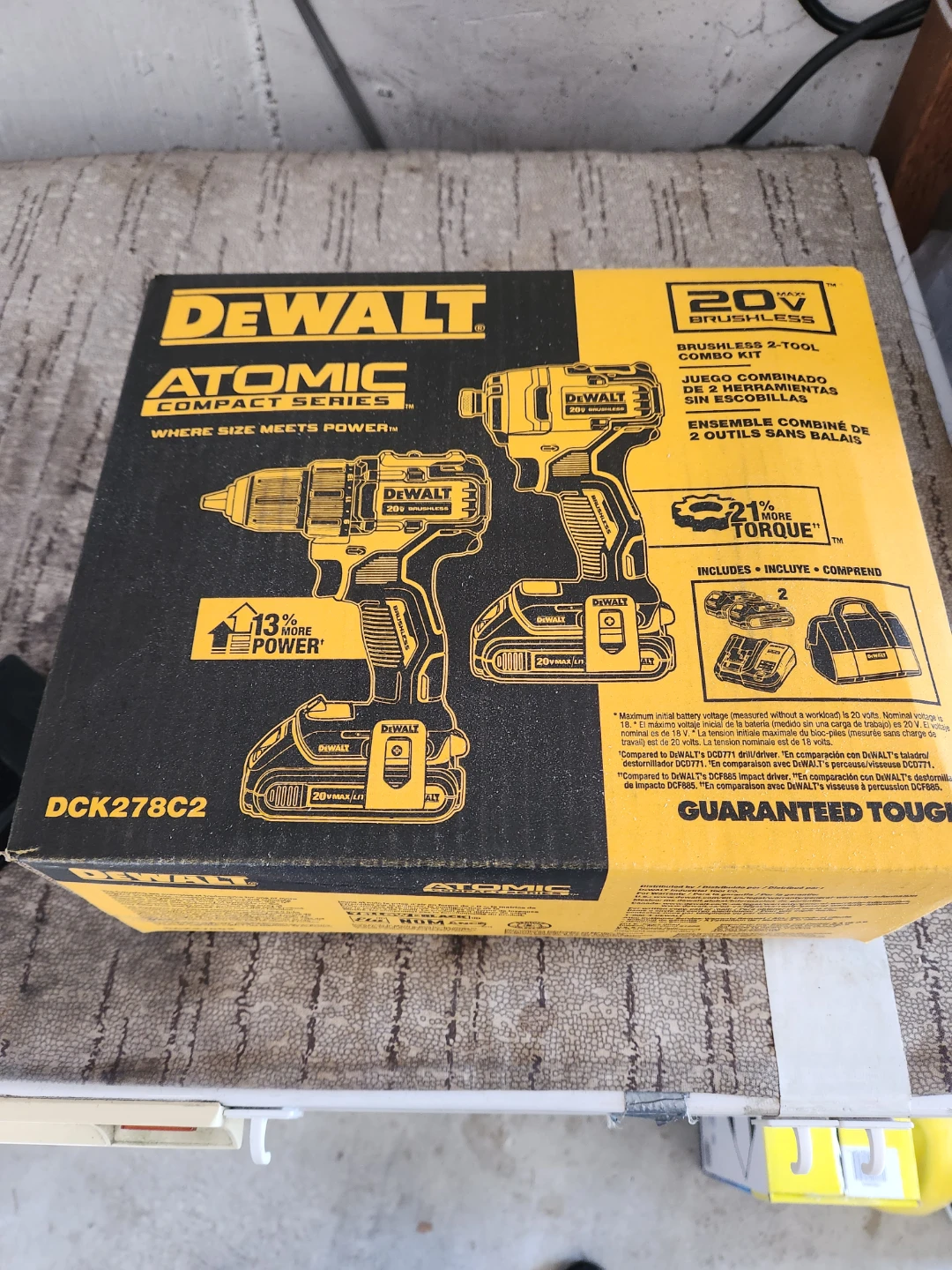 DEWALT ATOMIC 20V Brushless 2-Tool Combo Kit DCK278C2