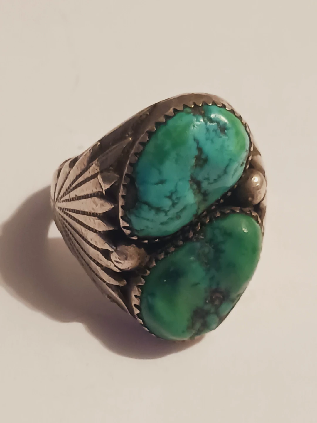 RLB Robert & Bernice Leekya Native American Zuni Sterling Ring - photo 3