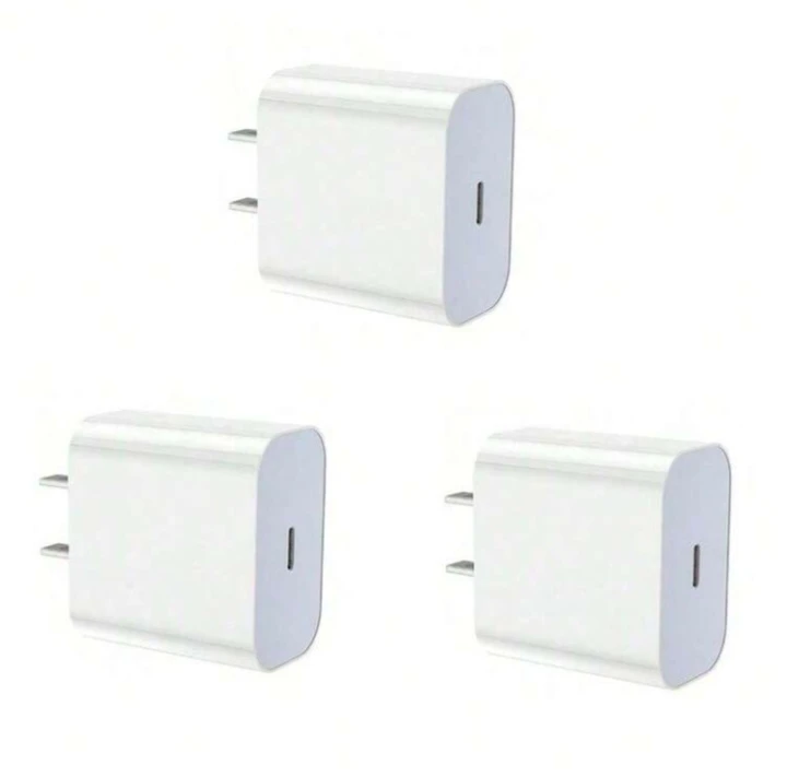 White USB-C Wall Charger Adapter - photo 2
