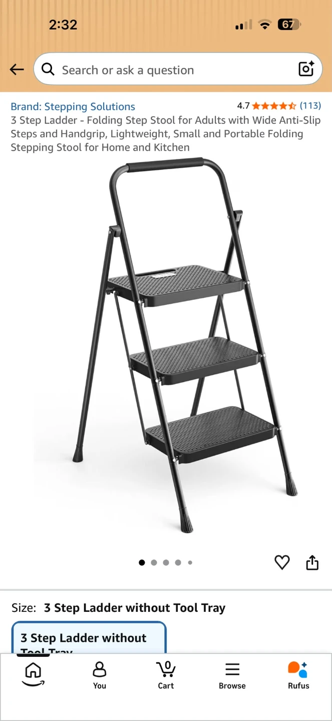 Stepping Solutions 3-Step Folding Ladder - photo 3