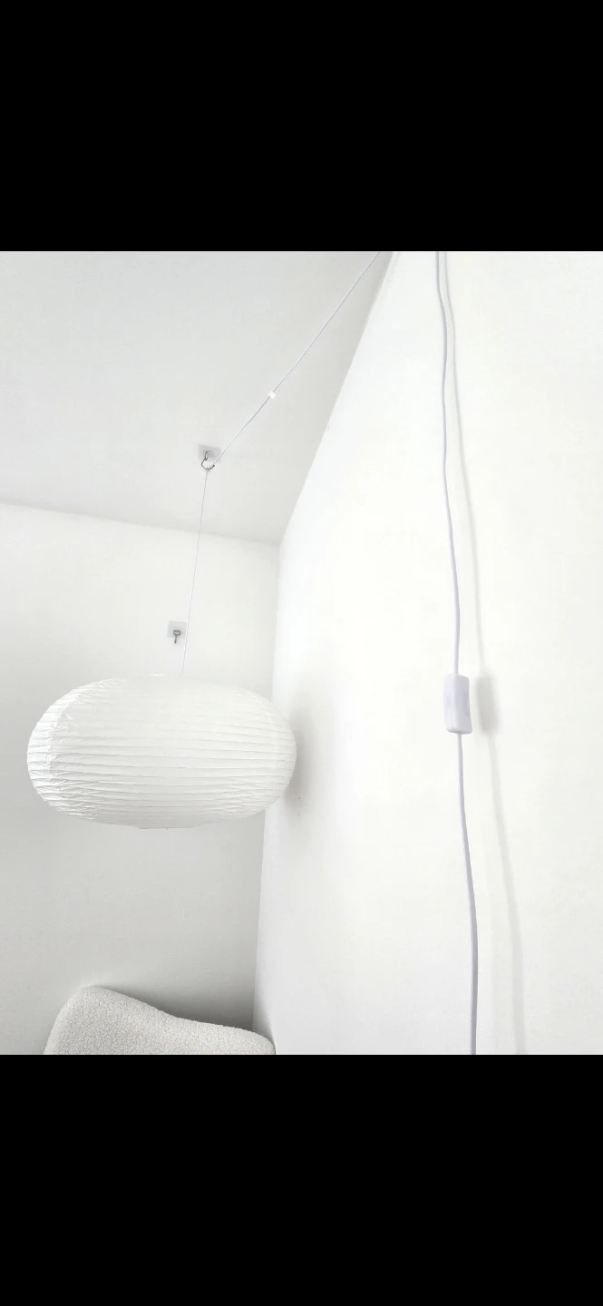 White Paper lamp shade - photo 3