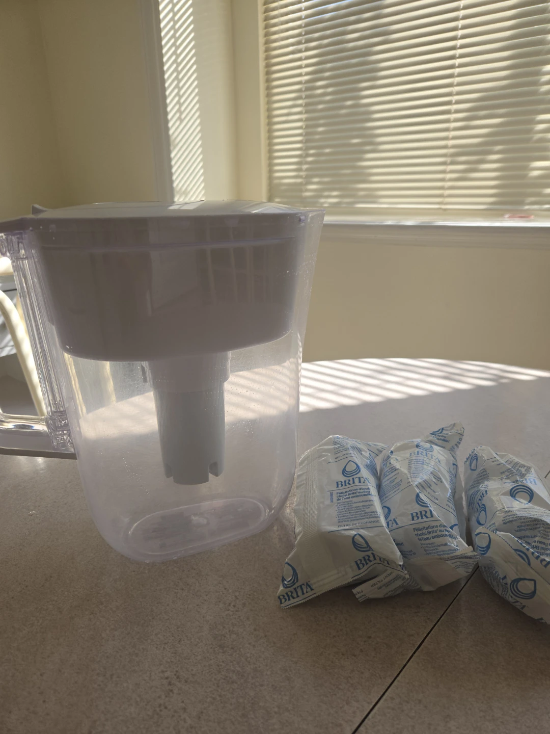 Brita Water Pitcher with 3 Filters