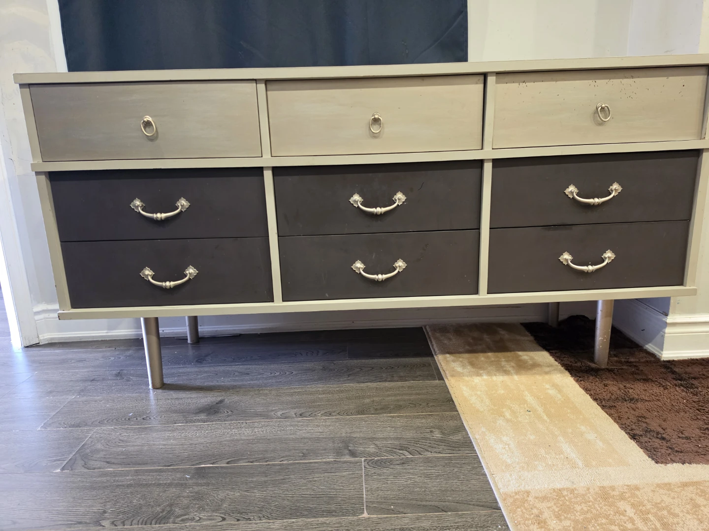 Two-Tone Nine-Drawer Dresser - photo 2