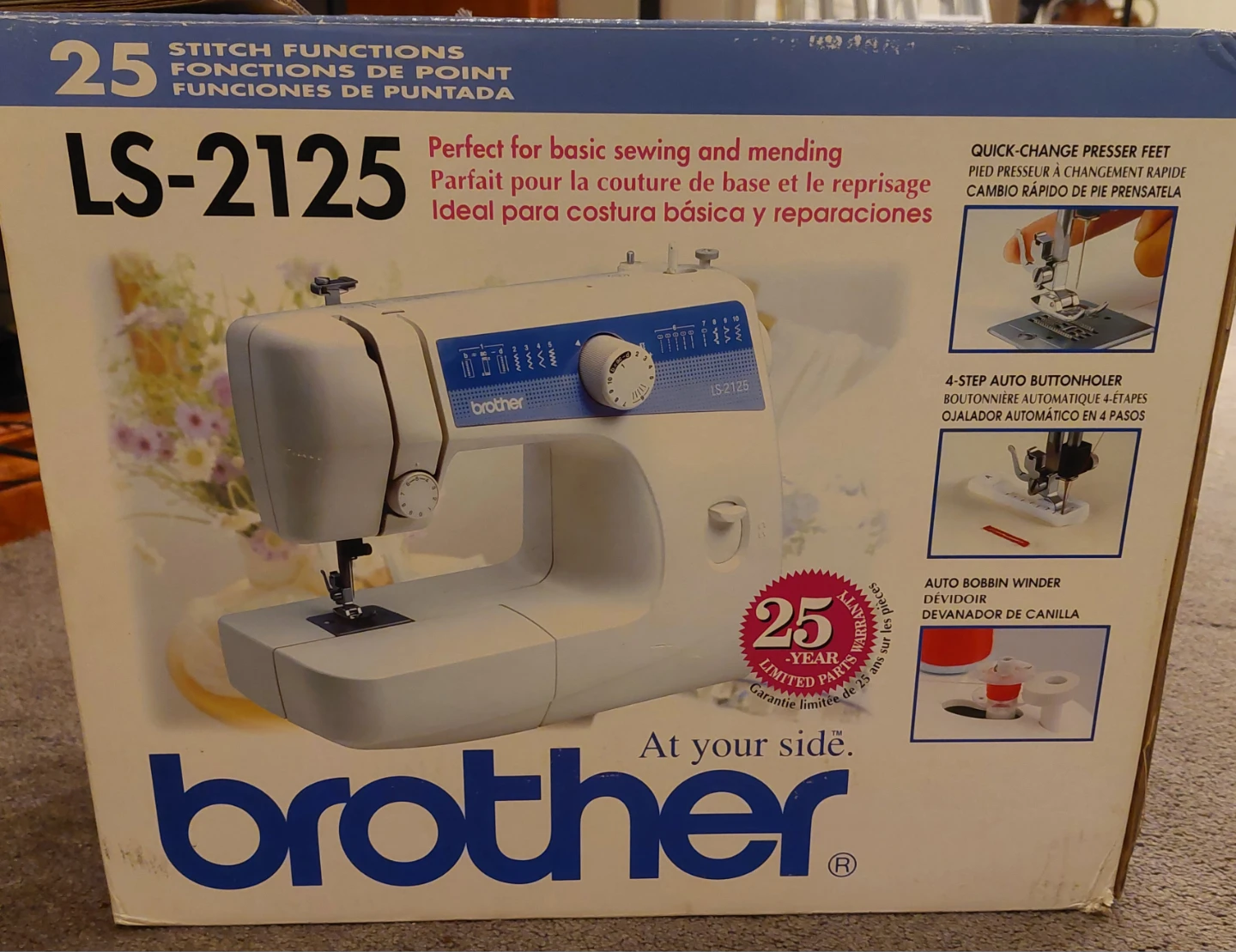 Brother LS-2125 Sewing Machine - photo 5