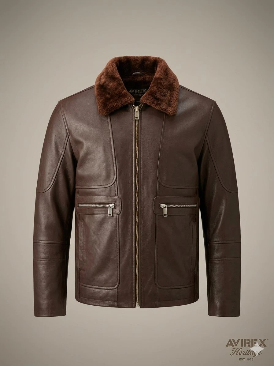 Heritage Brown Leather Jacket
