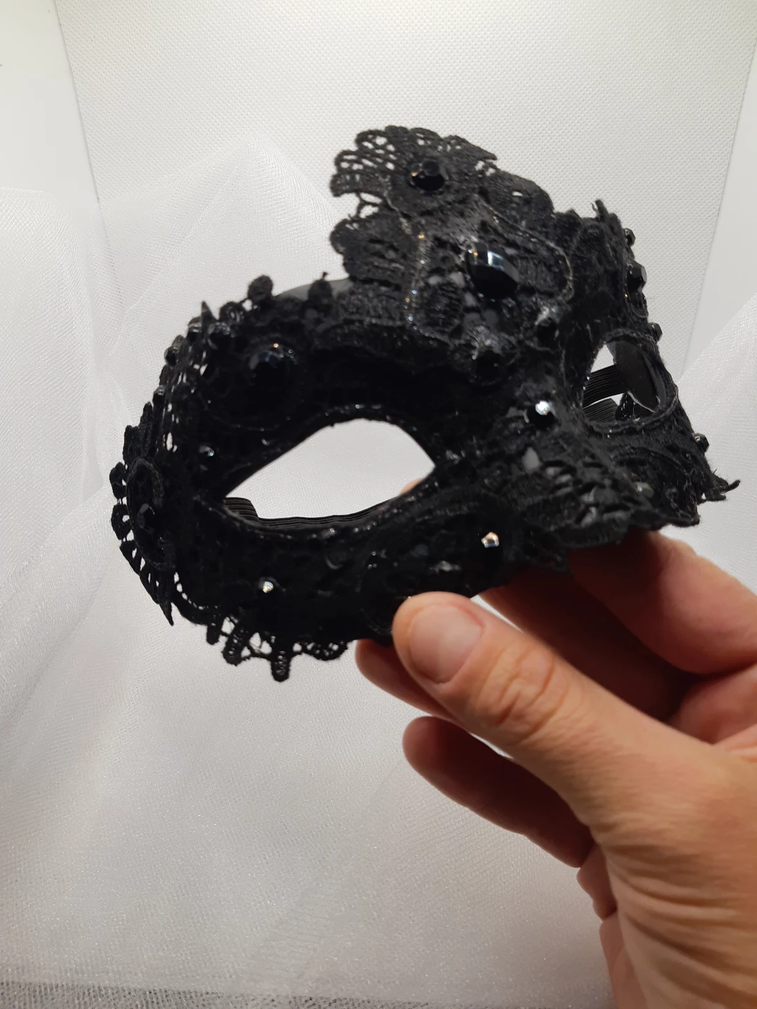 Elegant black lace Masquerade eye Mask - photo 3