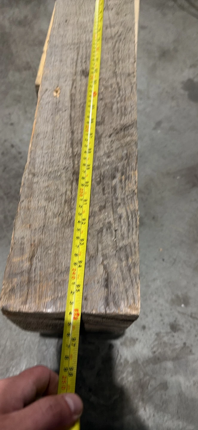 Rustic Reclaimed Wood Beam - photo 3