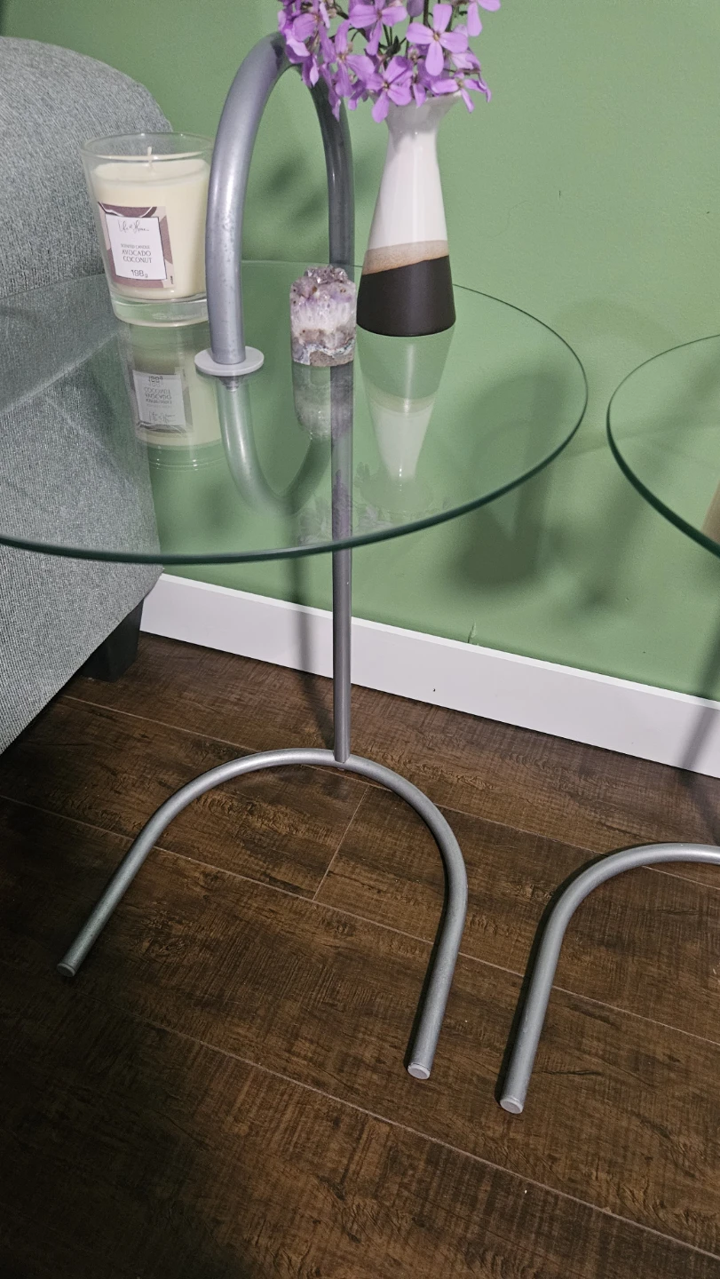 Set of Ikea Ry glass side tables - photo 3