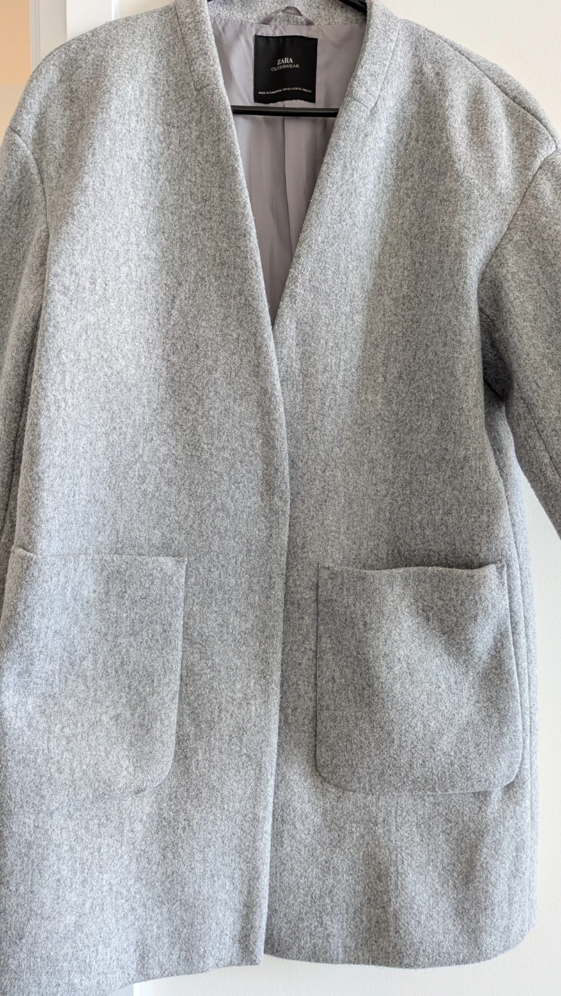 ZARA Outerwear Grey Coat -