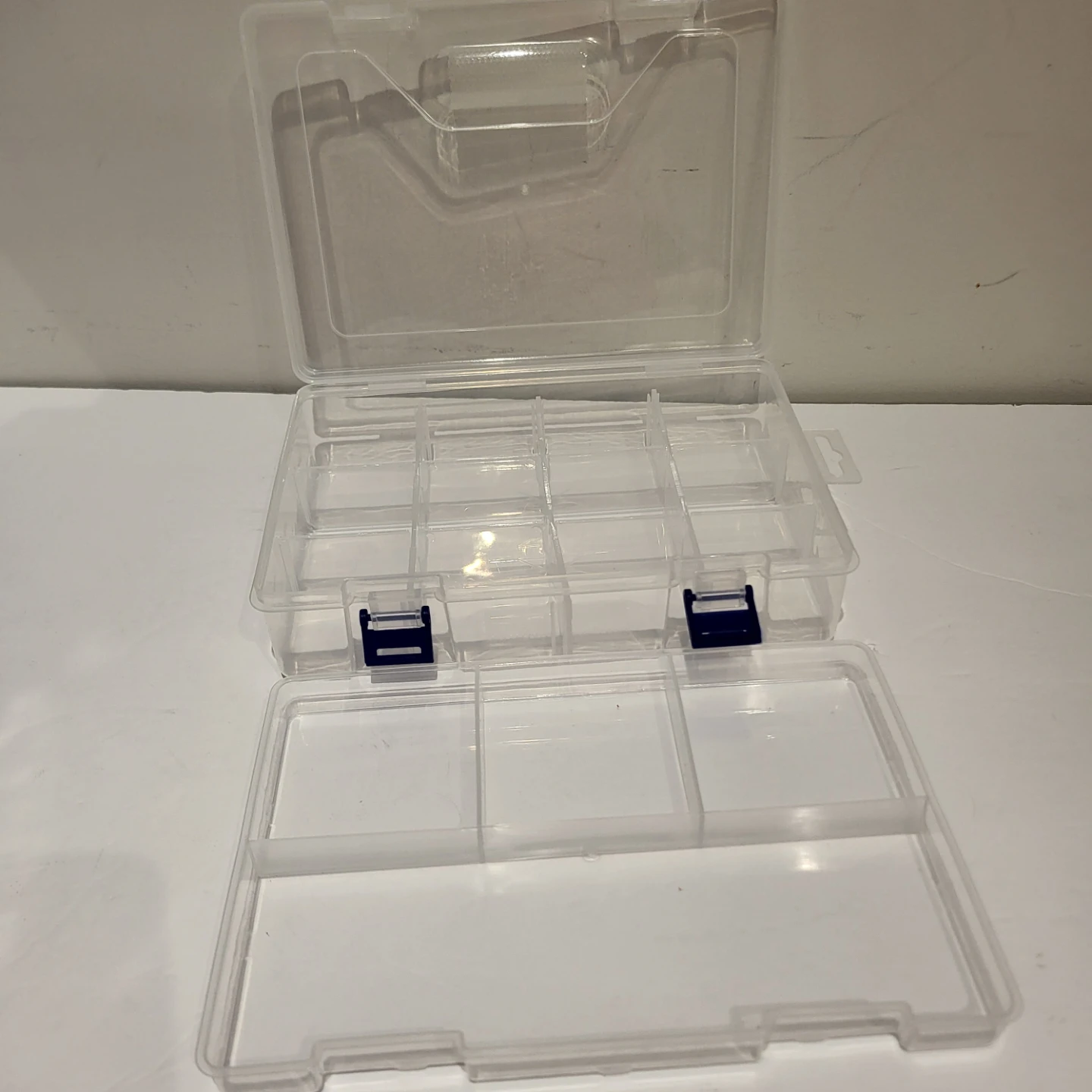 Set of 21 Clear Plastic Organizer Cases - photo 3