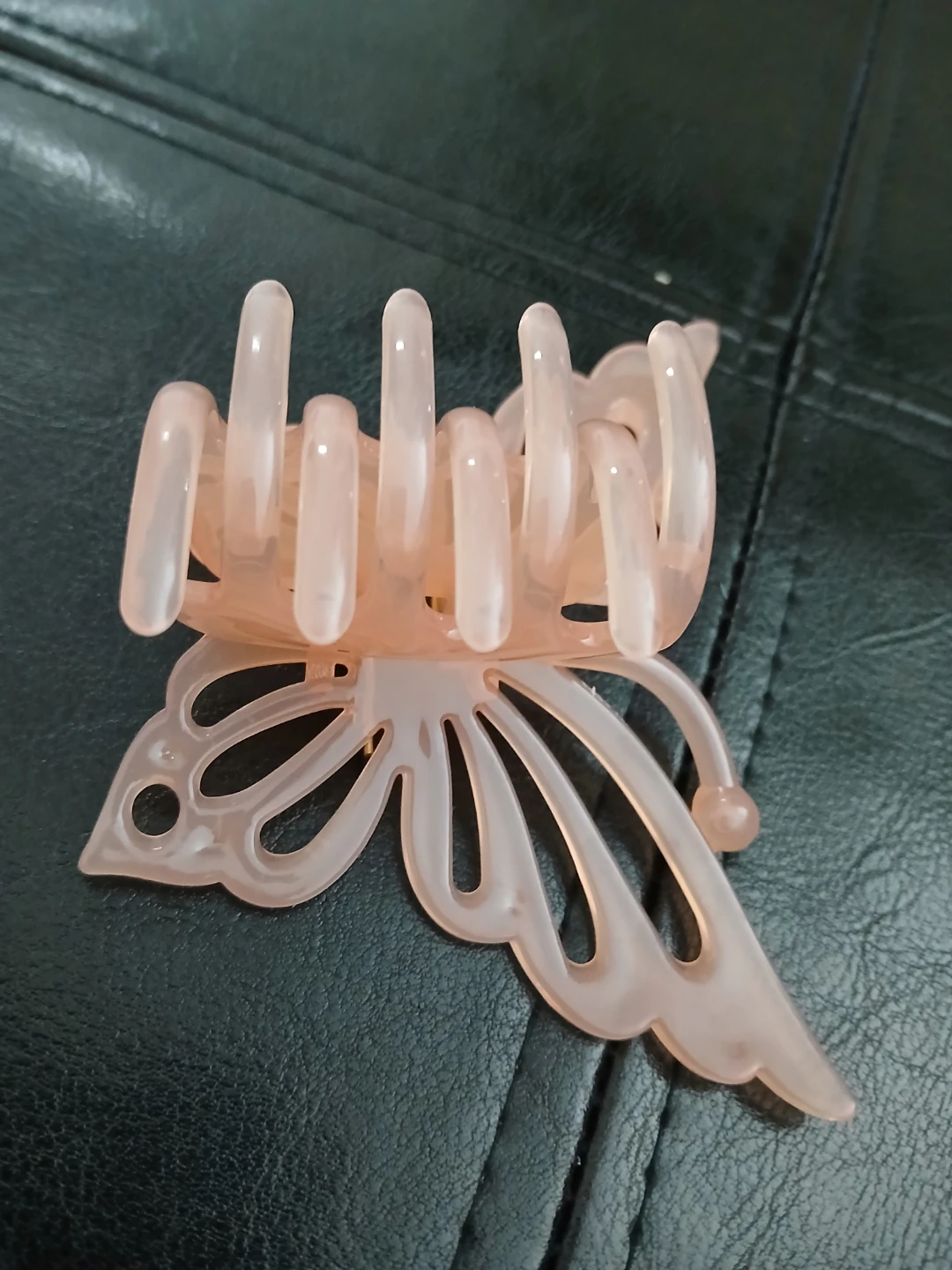 Pink Butterfly Hair Claw Clip - photo 2