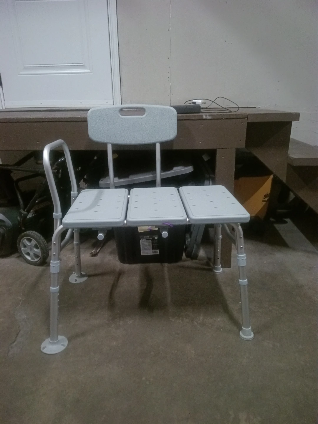 Adjustable Shower Bench with Backrest