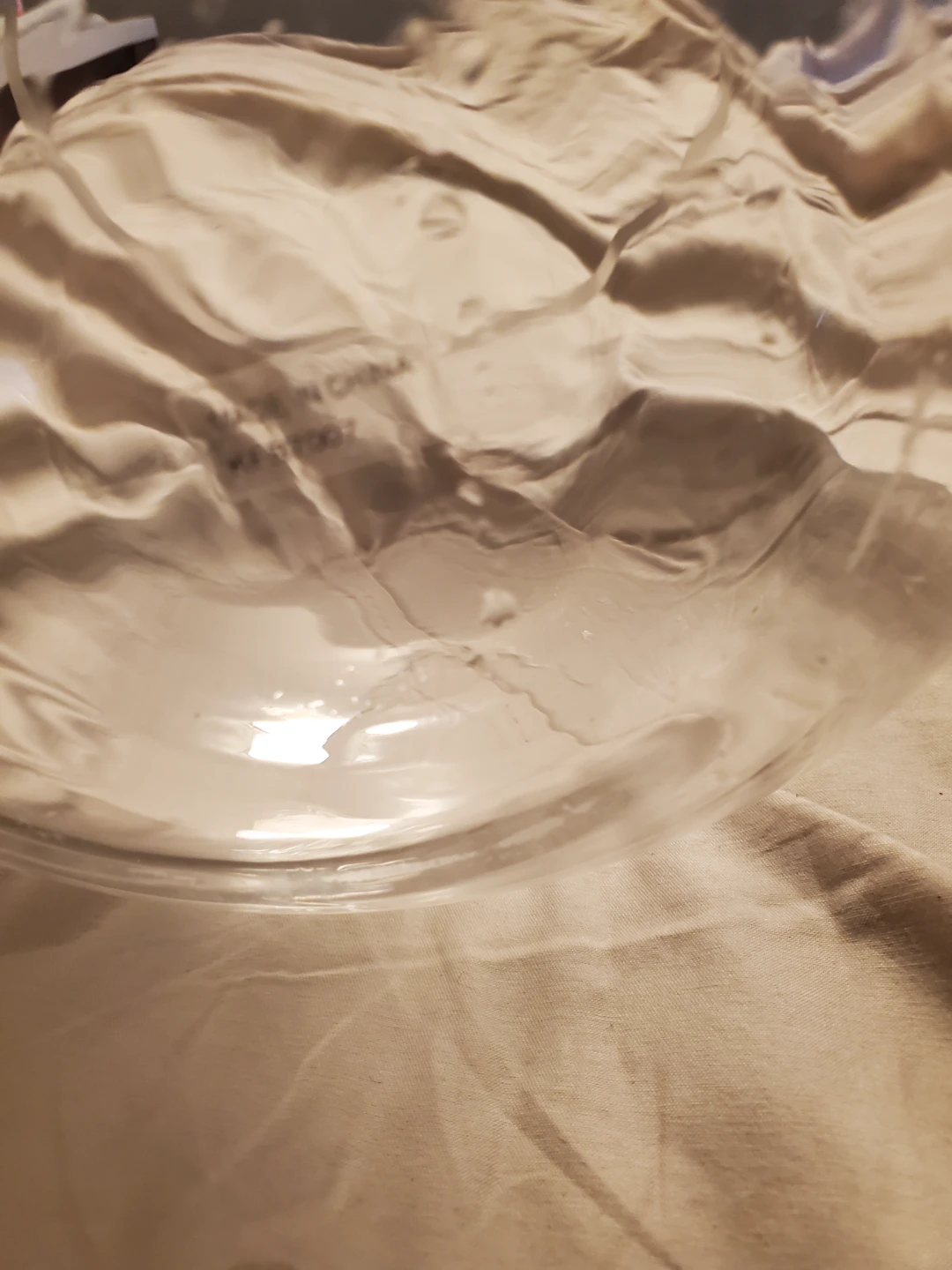 Clear Glass Serving Bowl🏈