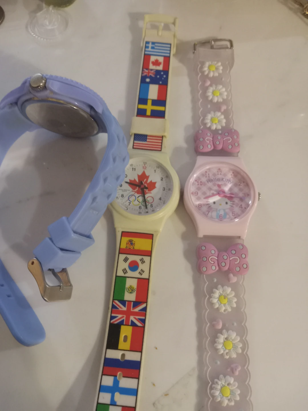 Set of three assorted wristwatches
