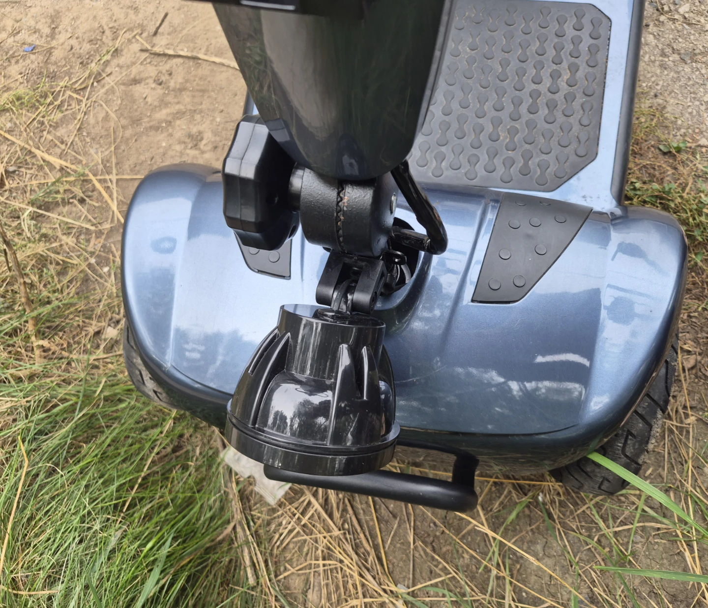 Blue Mobility Scooter with Rear Basket - photo 4