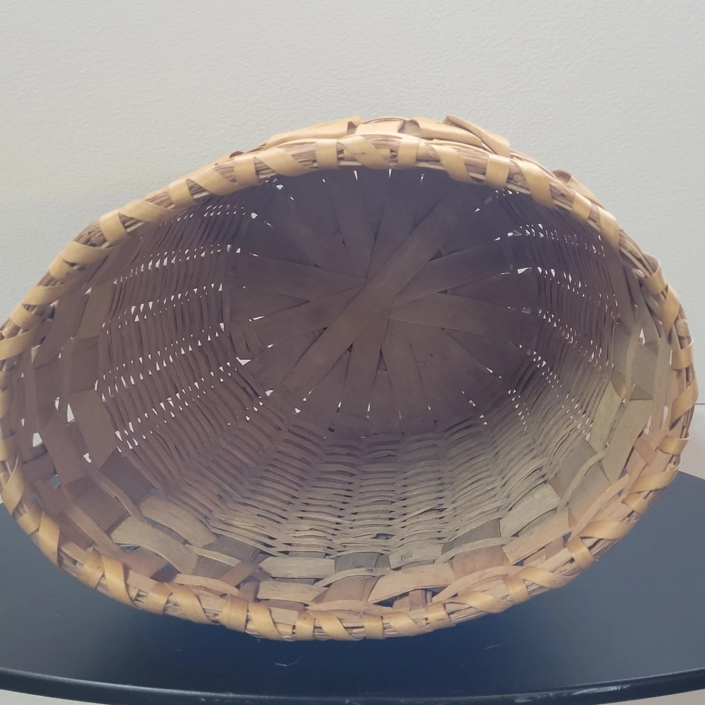 Woven Wood Decorative Basket - photo 2