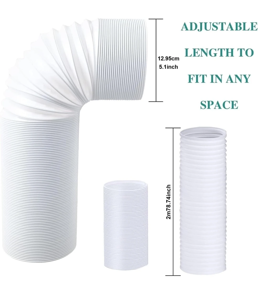 5 Inch Portable AC Exhaust Hose - photo 2