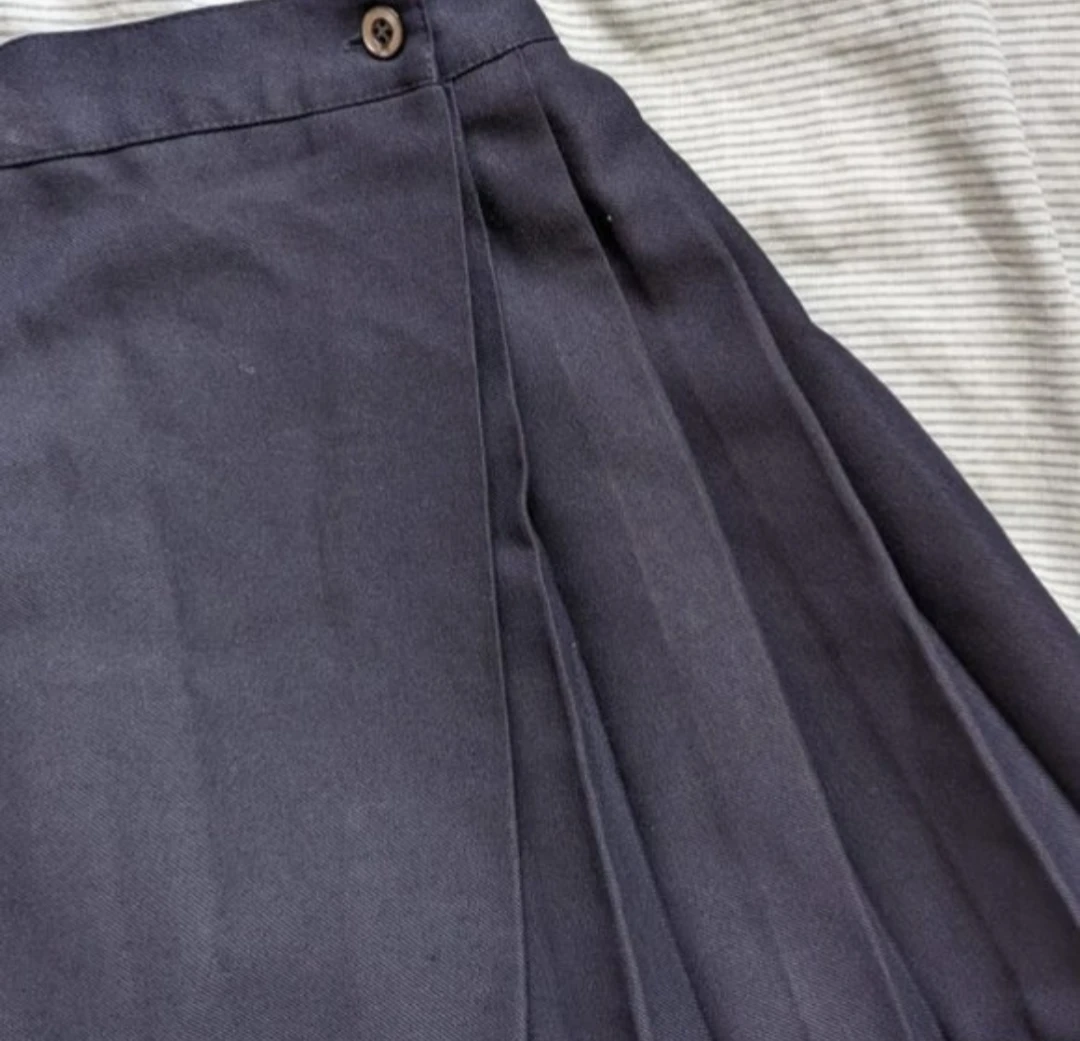 XS Vintage Pleated Tennis Mini Skirt - photo 3