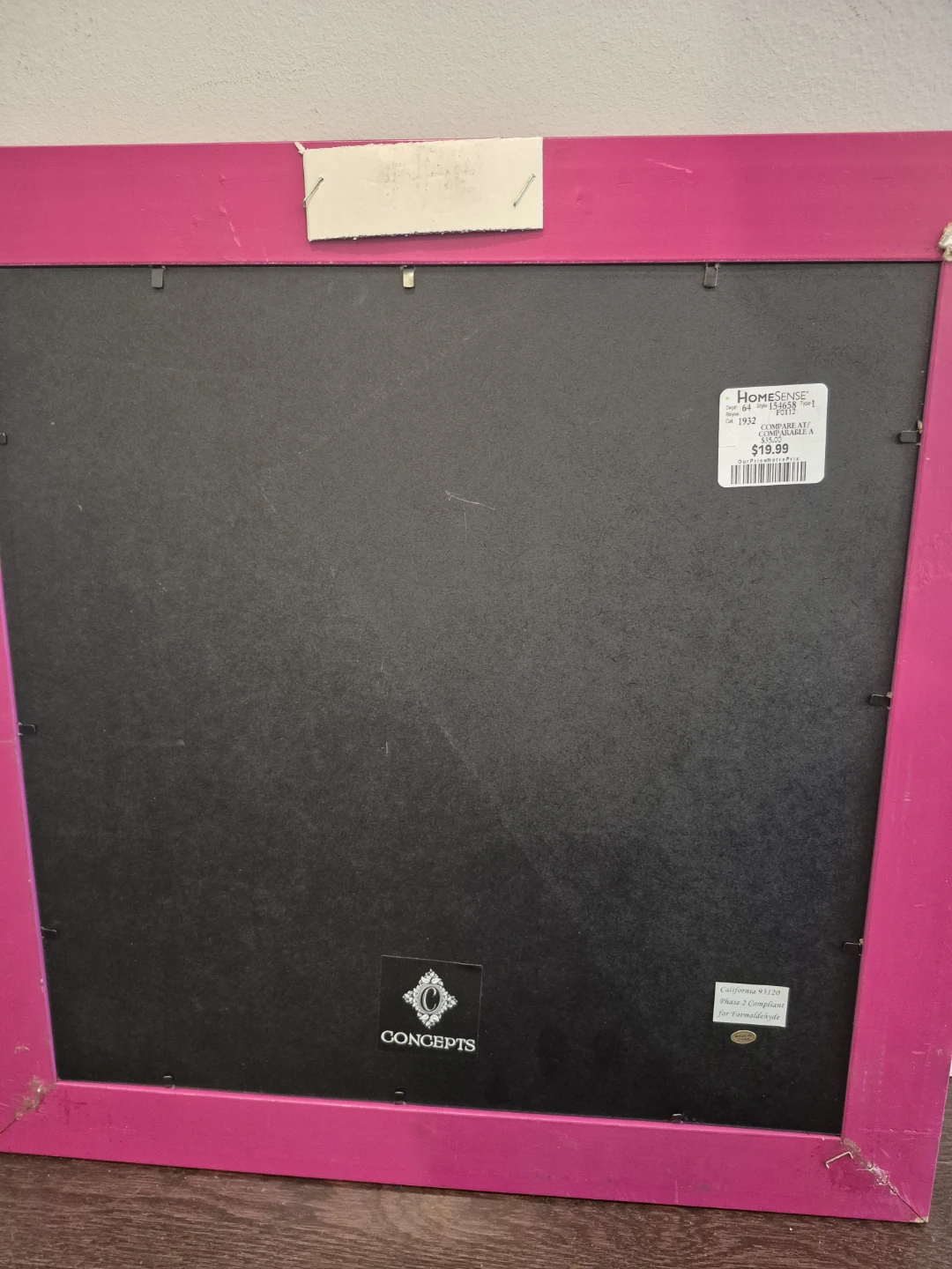 Bright Pink Cork Board 18 x 18 - photo 5