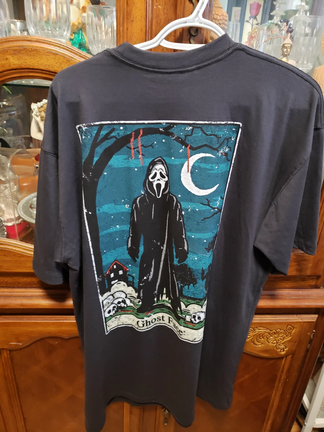 Ghost Face The Icon of Halloween Graphic T-Shirt - photo 2