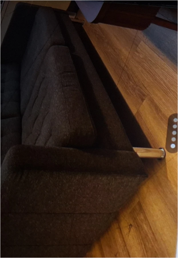 Dark Gray Fabric Sofa
