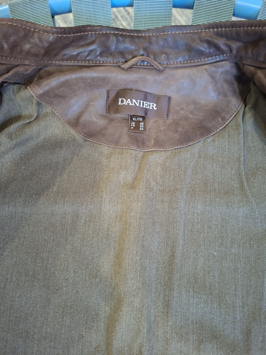Danier Men's Brown Leather Jacket - XL - photo 3