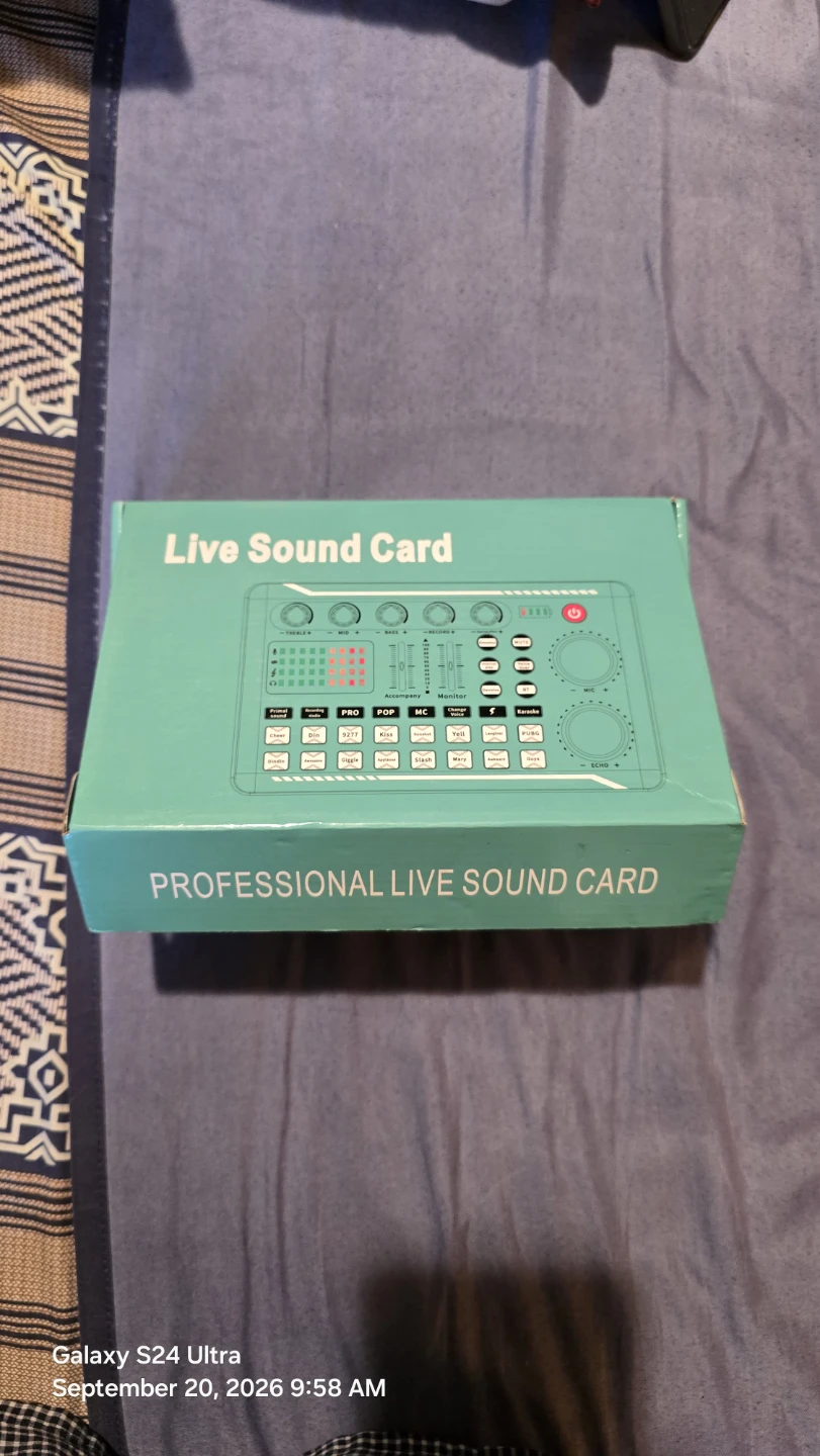 Portable Sound Card Mixer for Live Streaming - photo 3