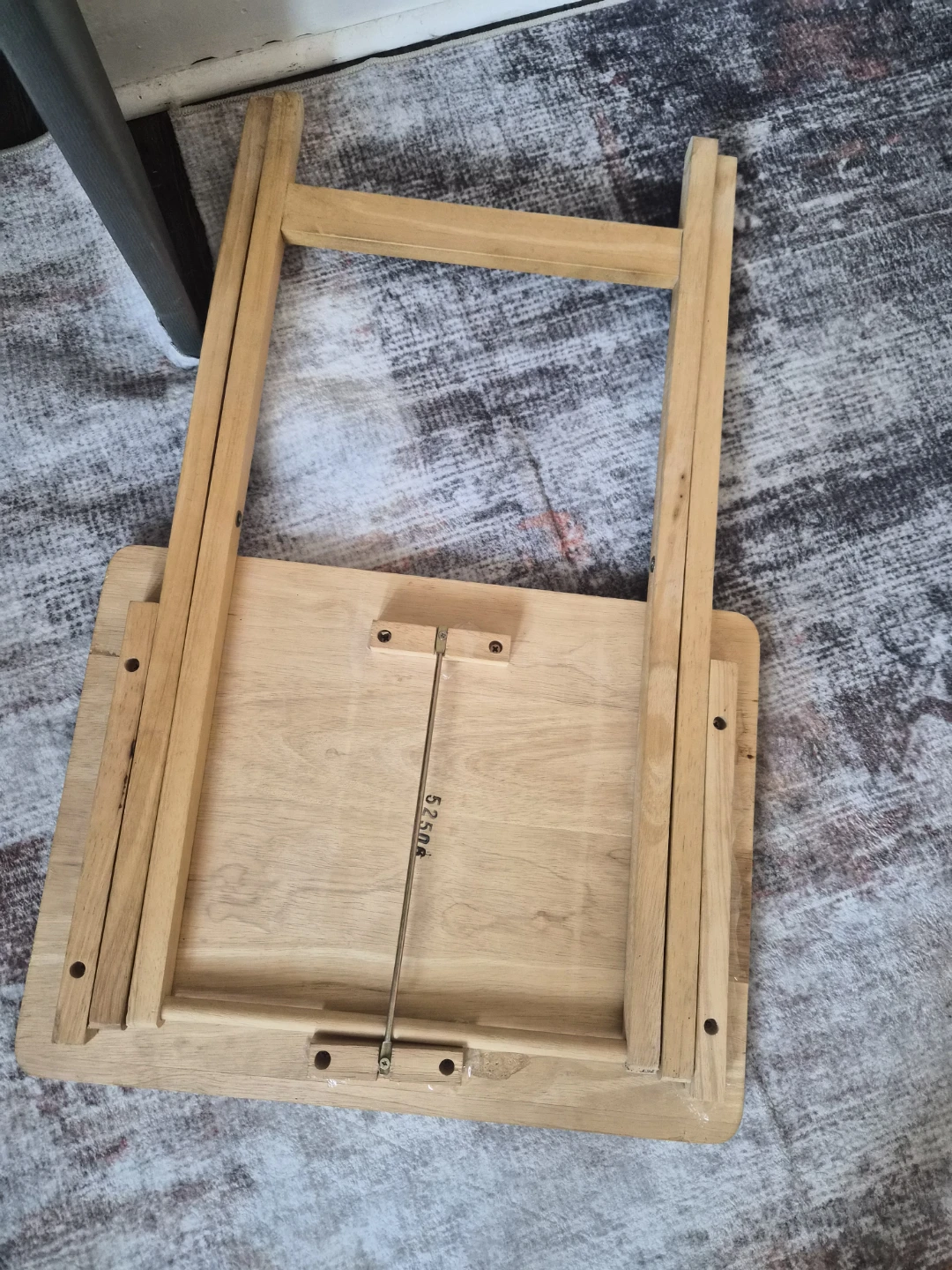 Wooden Folding Tray Table - photo 2