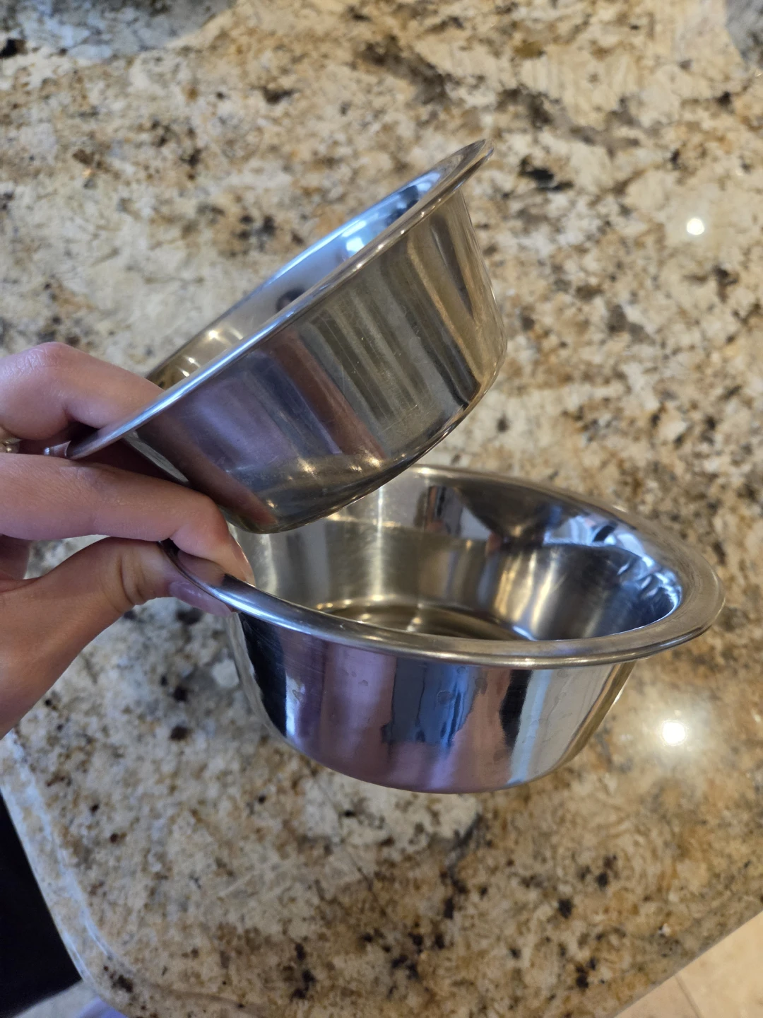 Variety of stainless steel pet bowls (x7) - photo 4