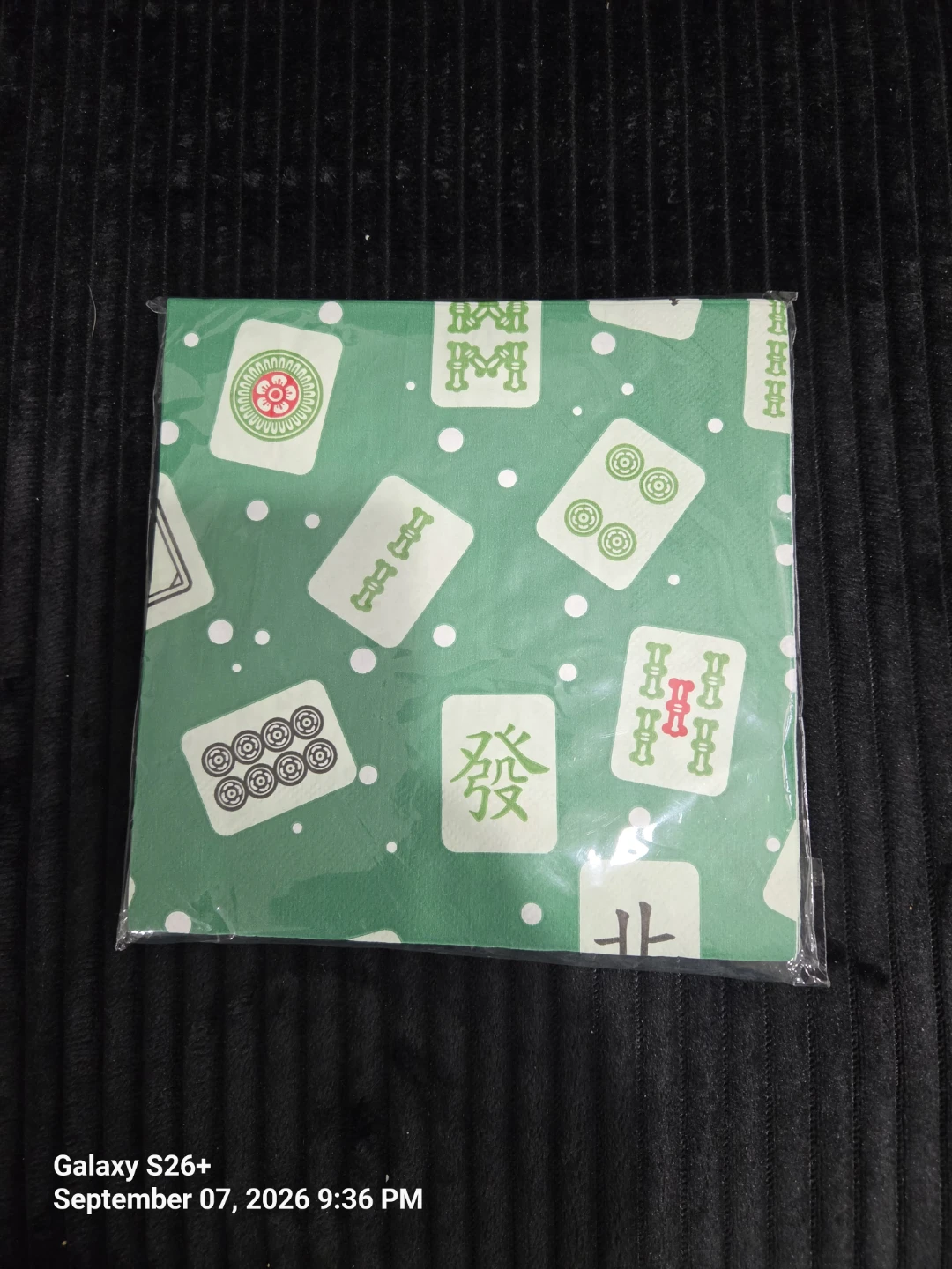 Mahjong Pattern Paper Napkins