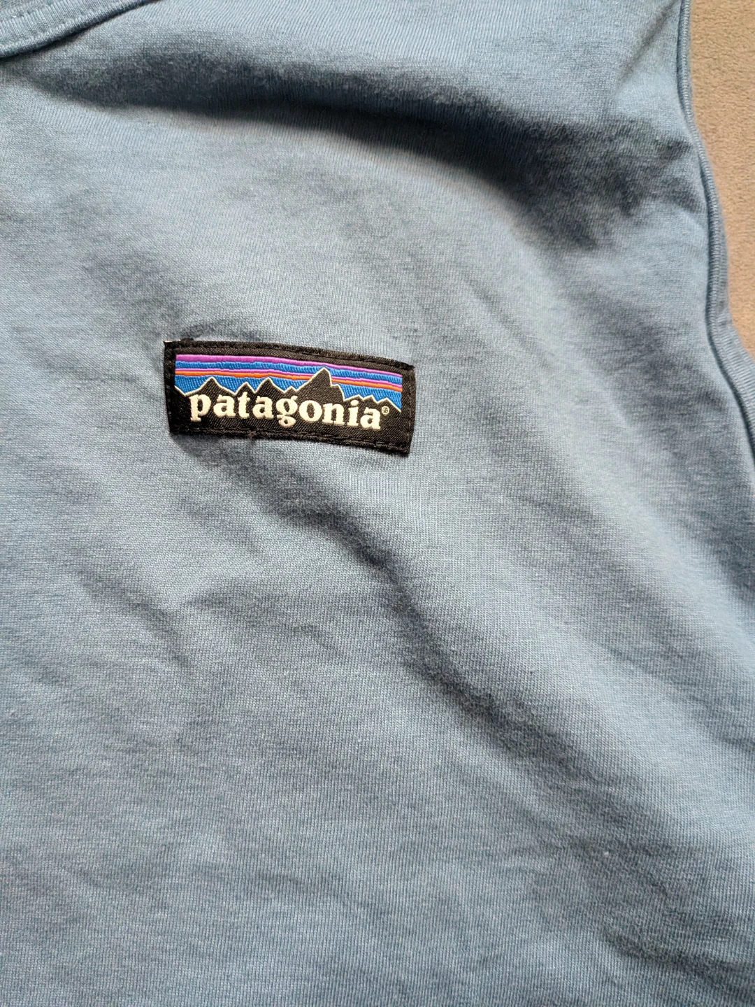 Patagonia Women's Organic Cotton Tank Top - Pigeon Blue - Size L - photo 2