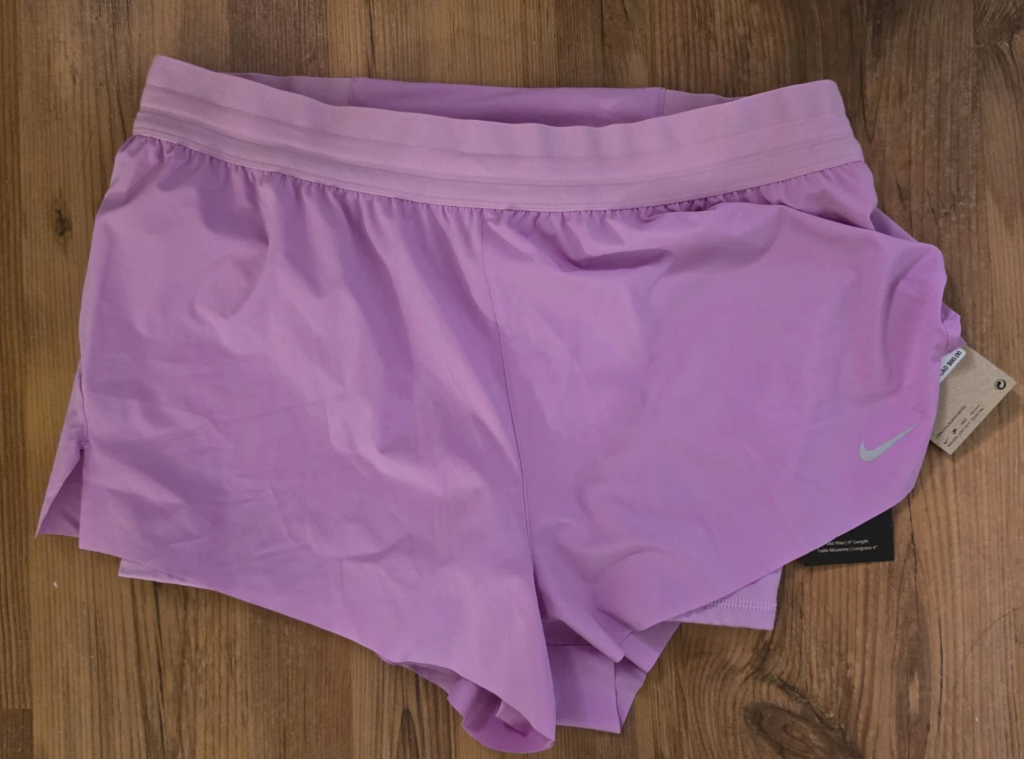 Nike Women's Running Shorts - L - Lavender (new) - photo 2