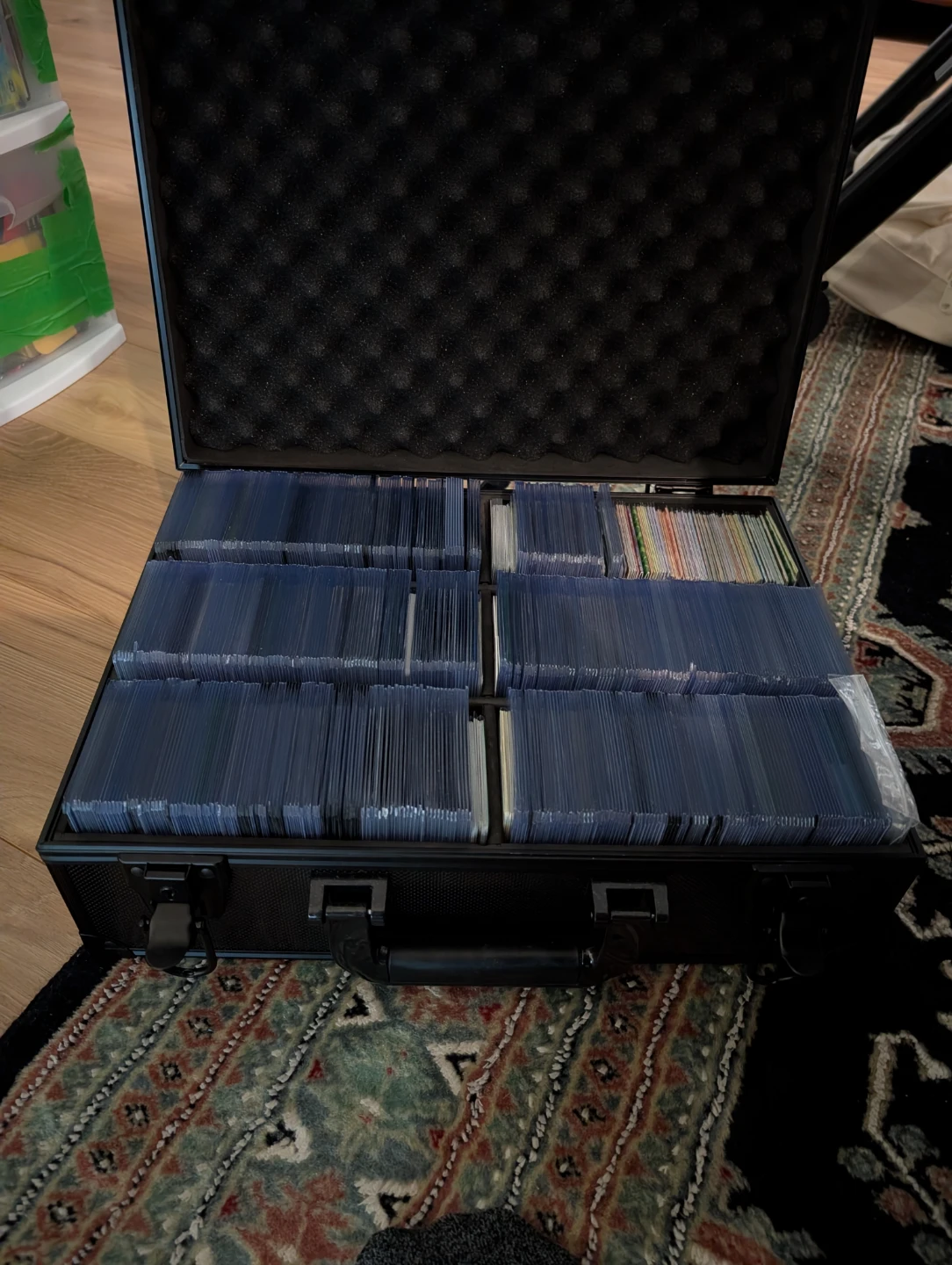 Black Aluminum Trading Card Storage Case - photo 2