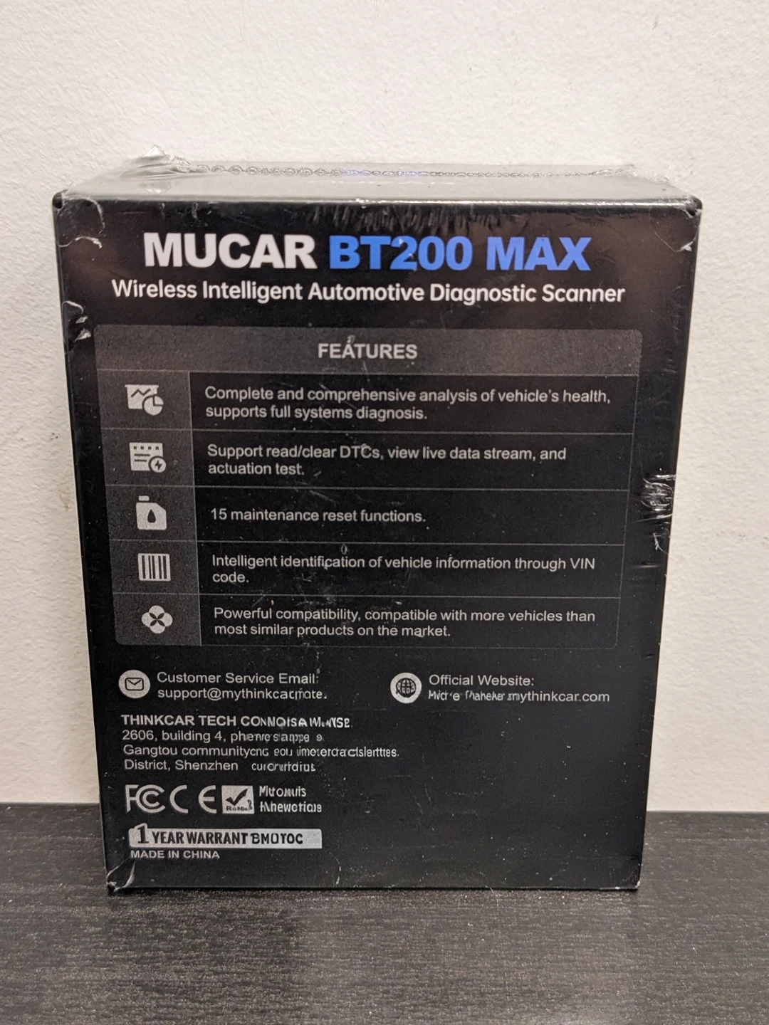 Mucar BT200 MAX Automotive Diagnostic Scanner - photo 2