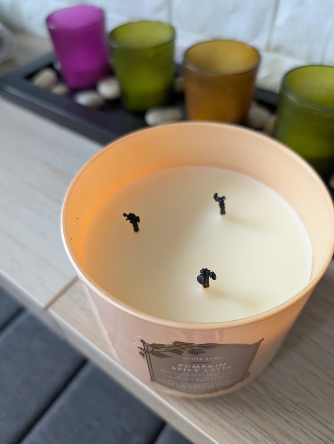 White Barn Pumpkin Spice Latte 3-Wick Candle - photo 2