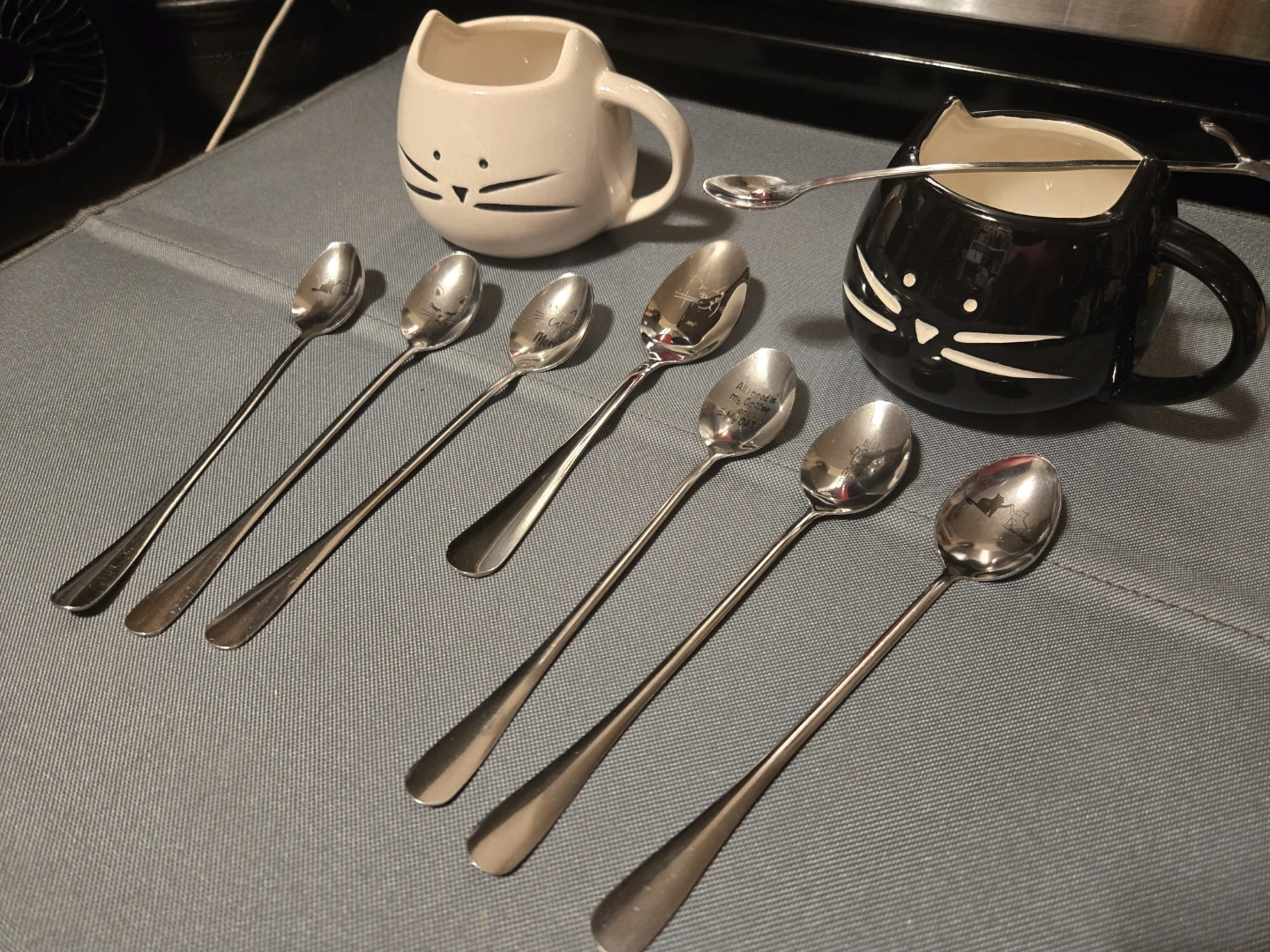 Boutique 10-Piece Feline Coffee, Tea & Dessert Mug Set - photo 3