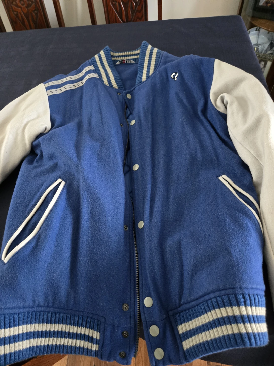 Blue Varsity Jacket - photo 3